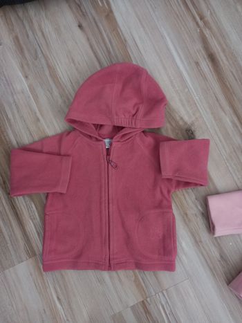 Gilet zippé 18M