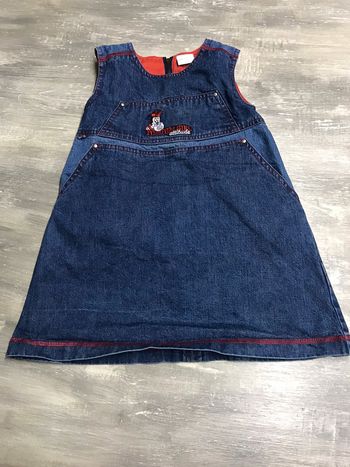 Robe en jeans bleu