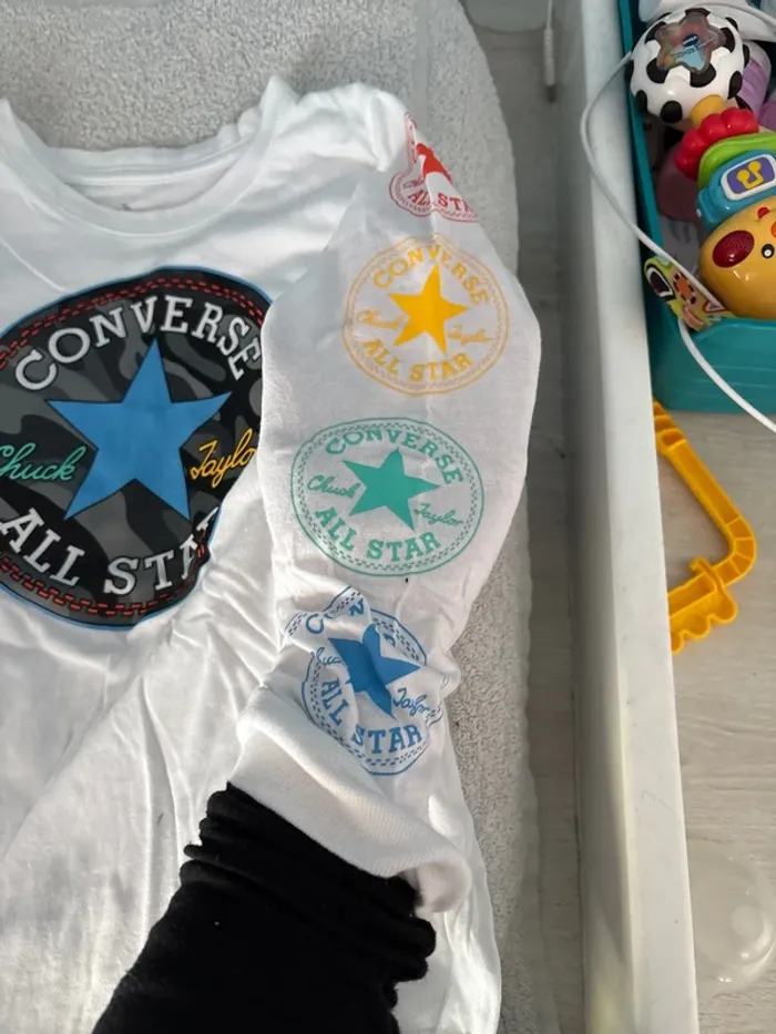 T shirt converse - photo numéro 3