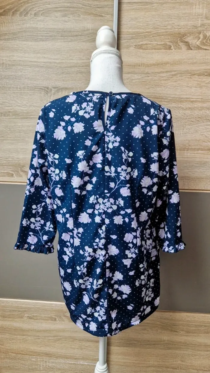 Blouse tunique manches 3/4 - photo numéro 3