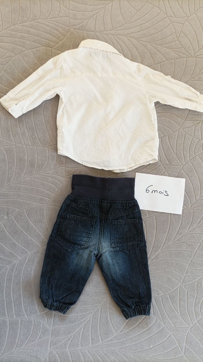 Chemise + pantalon jeans - photo numéro 4
