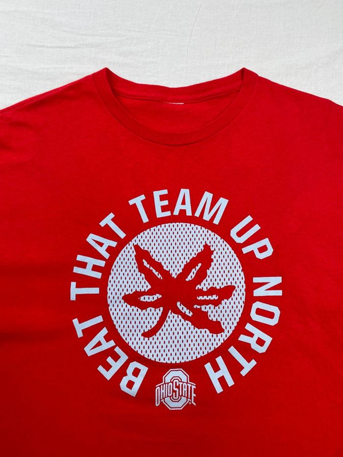 T-shirt imprimé sport USA, homme, été, Rouge XL - photo numéro 2