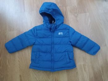 Doudoune chaude bleue Orchestra 3 ans