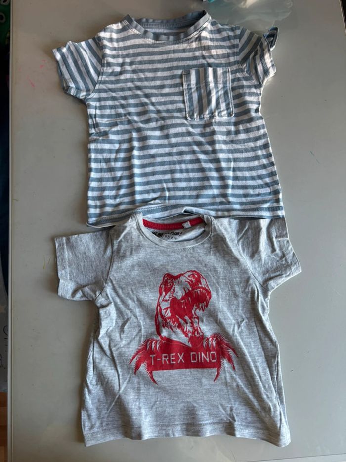 Lot de 12 t-shirts 3 ans bon état - photo numéro 2