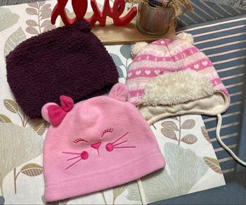 3 bonnets - 18 mois