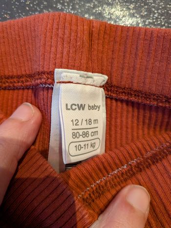 Legging lc waikiki baby couleur brique 