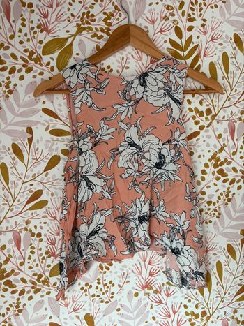 Top péplum Zara fleuris