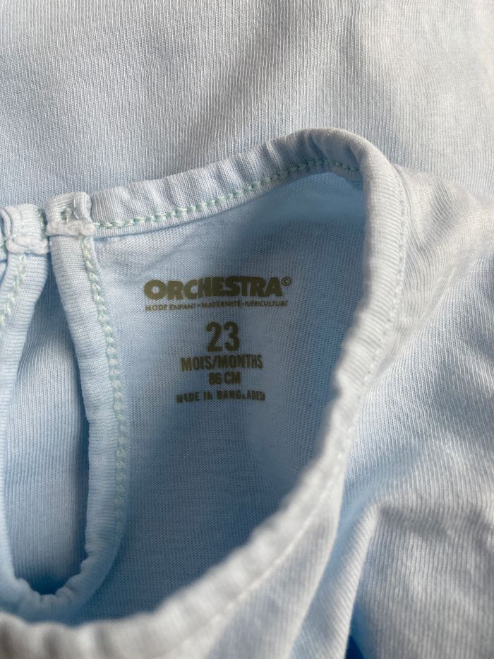 lot 2 Tee-shirts Marguerite manche volantée taille 2 ans - photo numéro 6