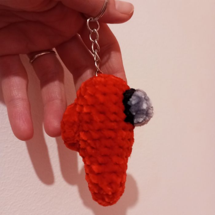 Porte-clés Among Us au crochet - photo numéro 5