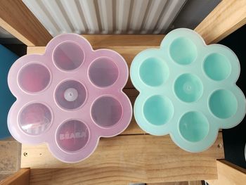 Lots de 2 moules multi-portions beaba