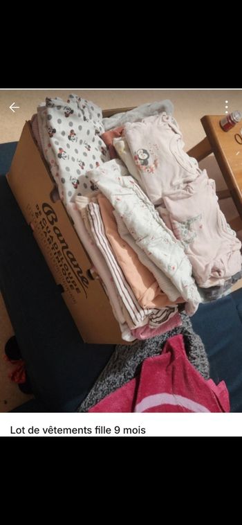 Vêtements 9 mois