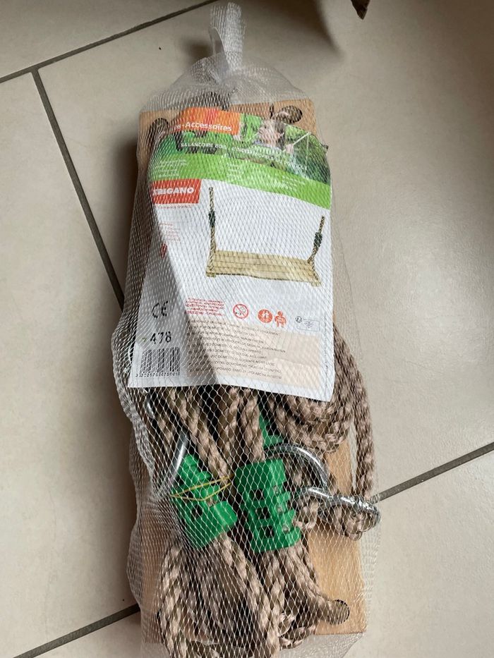 Balançoire bois pour portique - photo numéro 1
