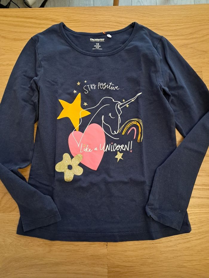 T-shirt manches longues 10 ans