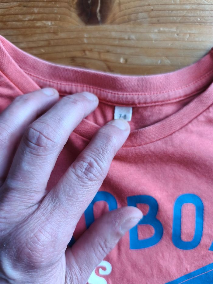 Tee-shirt garçon manches courtes – Taille 7/8 ans - photo numéro 3