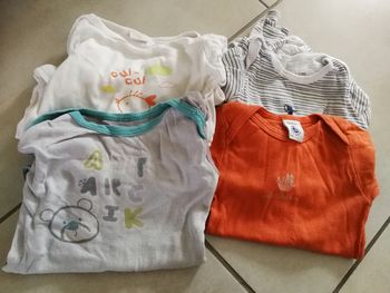 Lot 1 de bodies manches longues