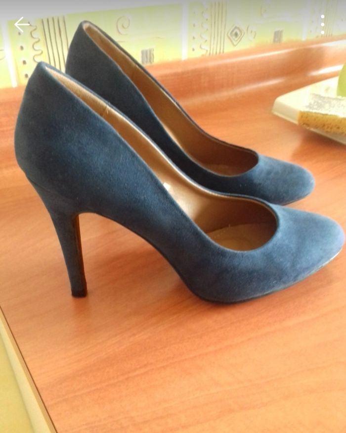 Escarpins bleu taille 37 - photo numéro 2