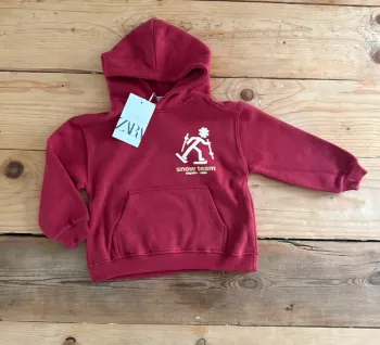 Sweat bordeaux Zara