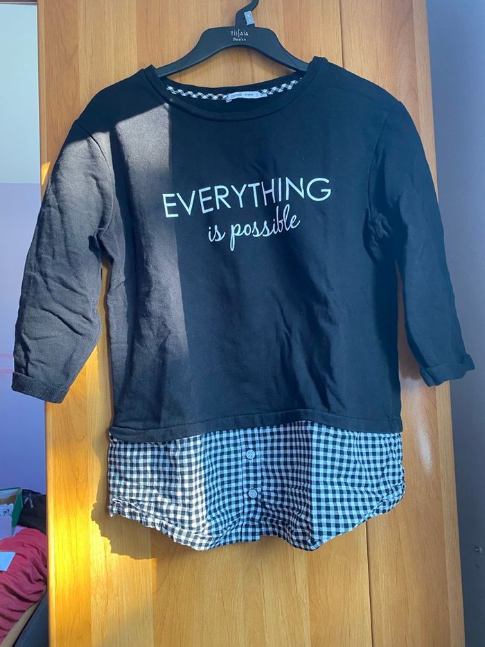 Pull manche trois quart