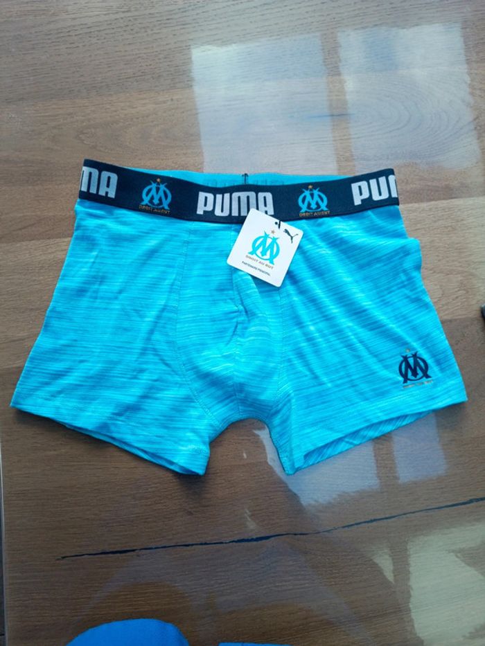 Boxer Puma édition spéciale om Olympique de Marseille taille M coloris bleu
