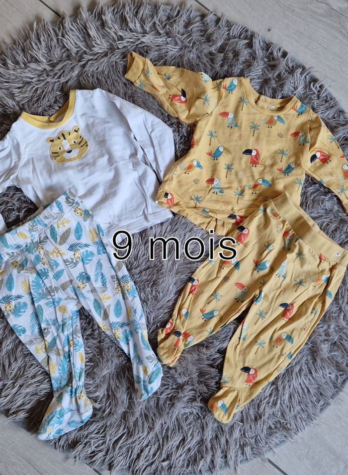 Lot pyjamas bodies - photo numéro 3