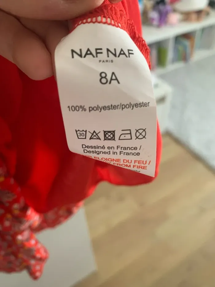 Robe rouge Naf Naf - photo numéro 5