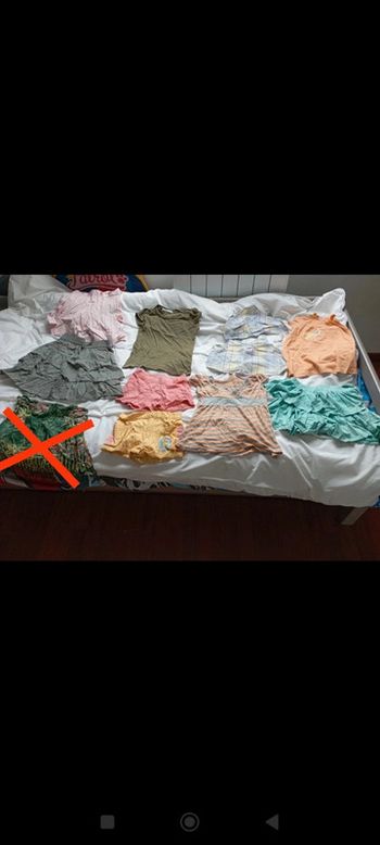 Lot 8 PCS fille été 6 ans marques diverses