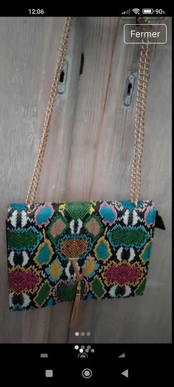 Sac a main multicolore