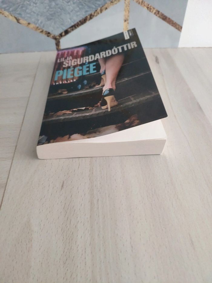 Livre poche thriller Piégée Sigurdardottir nouveau phénomène islandais - photo numéro 2