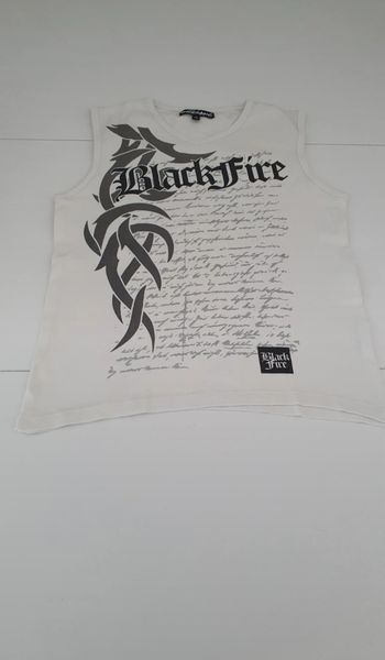 Débardeur noir et blanc en 12 ans