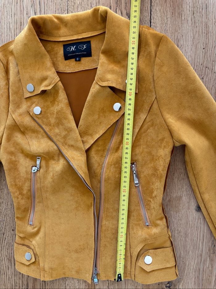 Veste Perfecto moutarde - photo numéro 7