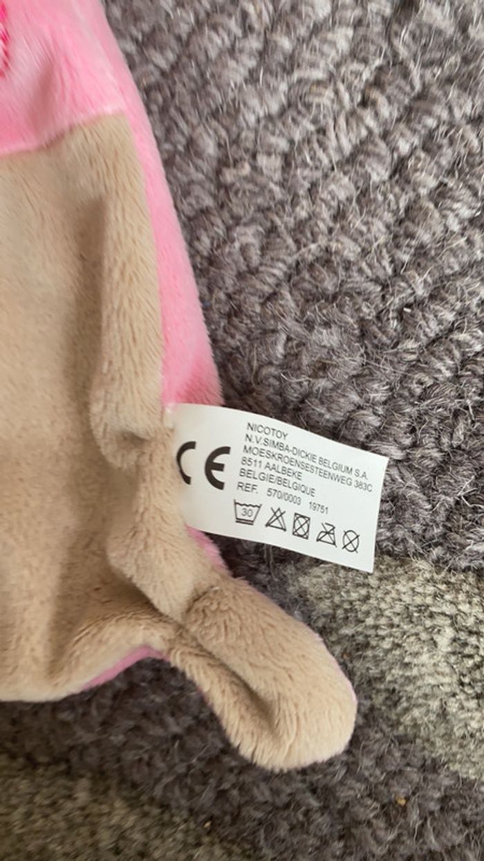 Doudou ours plat Nicotoy - photo numéro 4