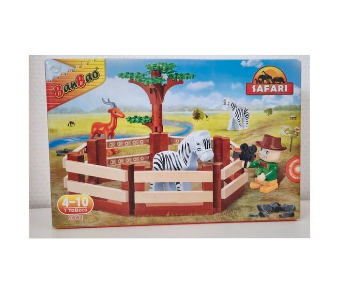 Boite jeu construction safari - banbao
