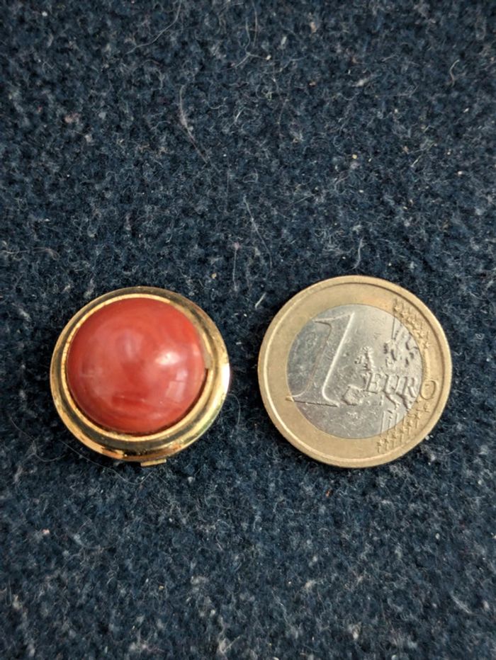 Boucles d'oreilles rondes vintage - photo numéro 3