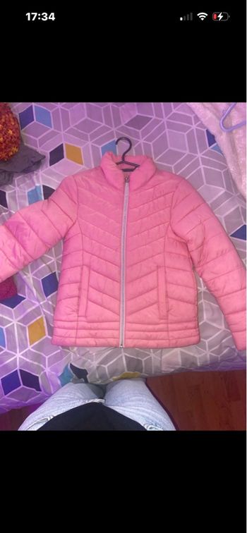 Doudoune rose 