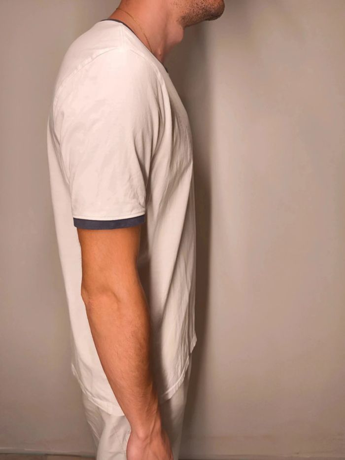 T-shirt Ellesse Homme Taille XL Blanc - photo numéro 3