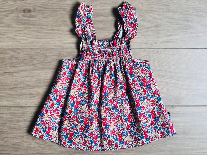 Robe bi-matière Liberty + Blouse Liberty Ikks T-3 ans - photo numéro 5