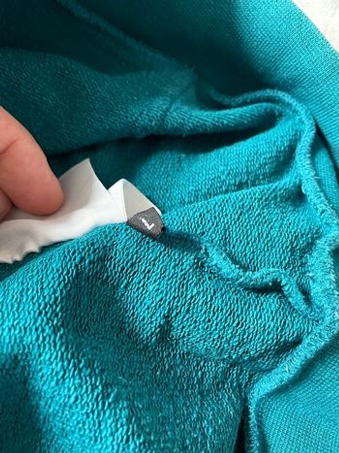 Hoodie Arte Antwerp turquoise logo brodé - Taille L - photo numéro 6