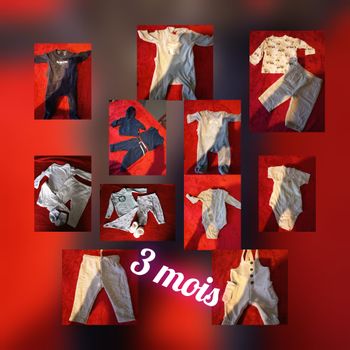 Lot vêtements 3 mois