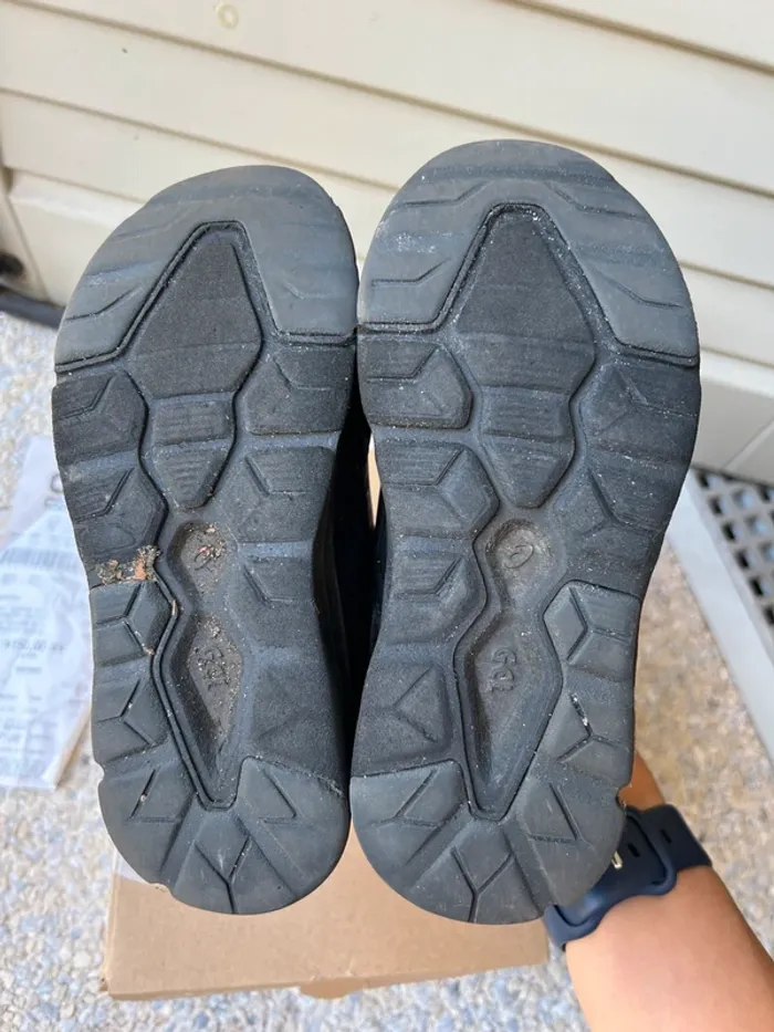 Chaussures Baskets enfant Asics Gel quantum 90 IV PS noires - photo numéro 8