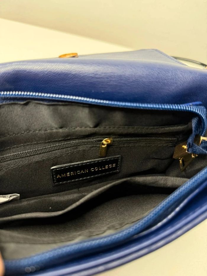 🦋 Magnifique sac a Bandoulière American College / bleu Marine 🦋 - photo numéro 6