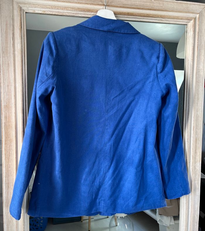 Blazer bleu Kiabi – Taille 36, comme neuf - photo numéro 10