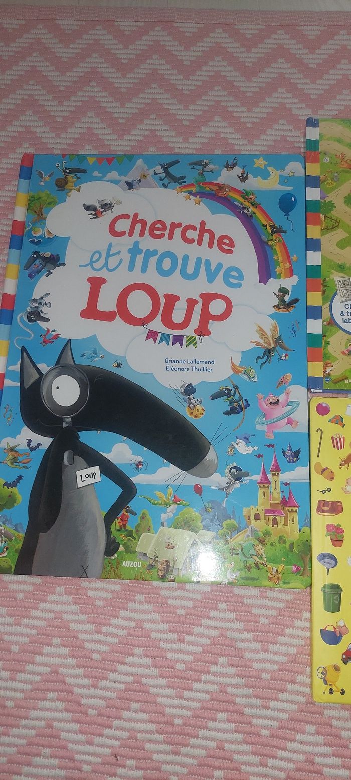 Lot de 3 livres cartonnés
Cherche et trouve Le loup + 1
offert - photo numéro 4