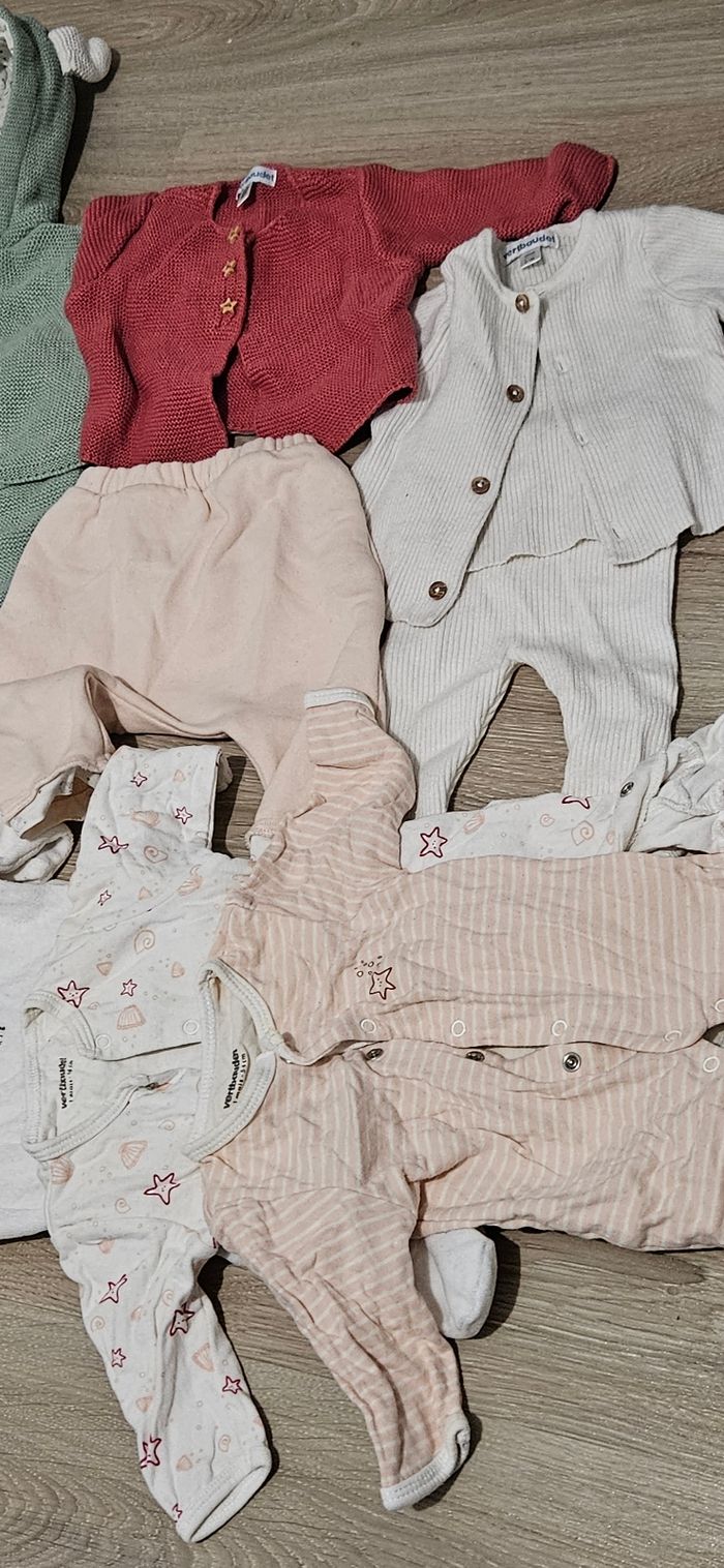 Lot vêtements bébé fille 1mois - photo numéro 5