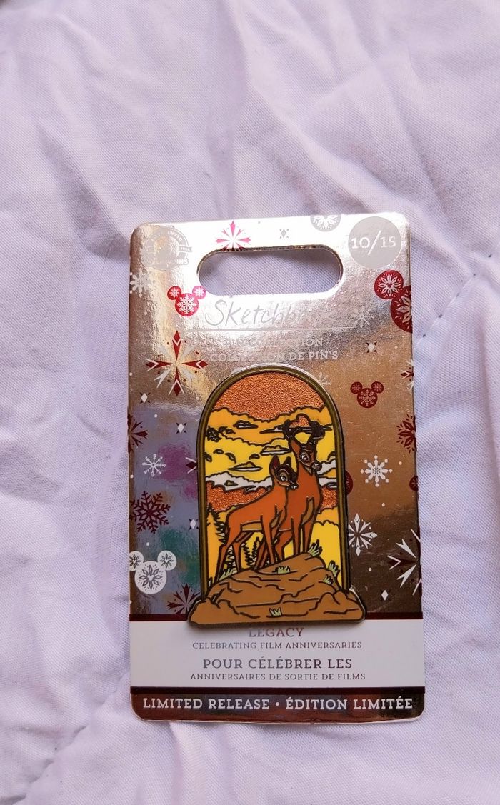 Pins Disney bambi officiel Disney