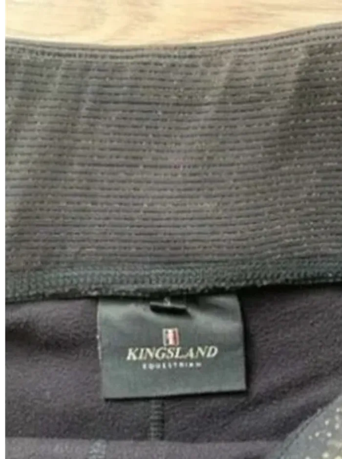 Legging Équitation Kingsland Bleu – Taille S – Très Bon État Grip - photo numéro 6