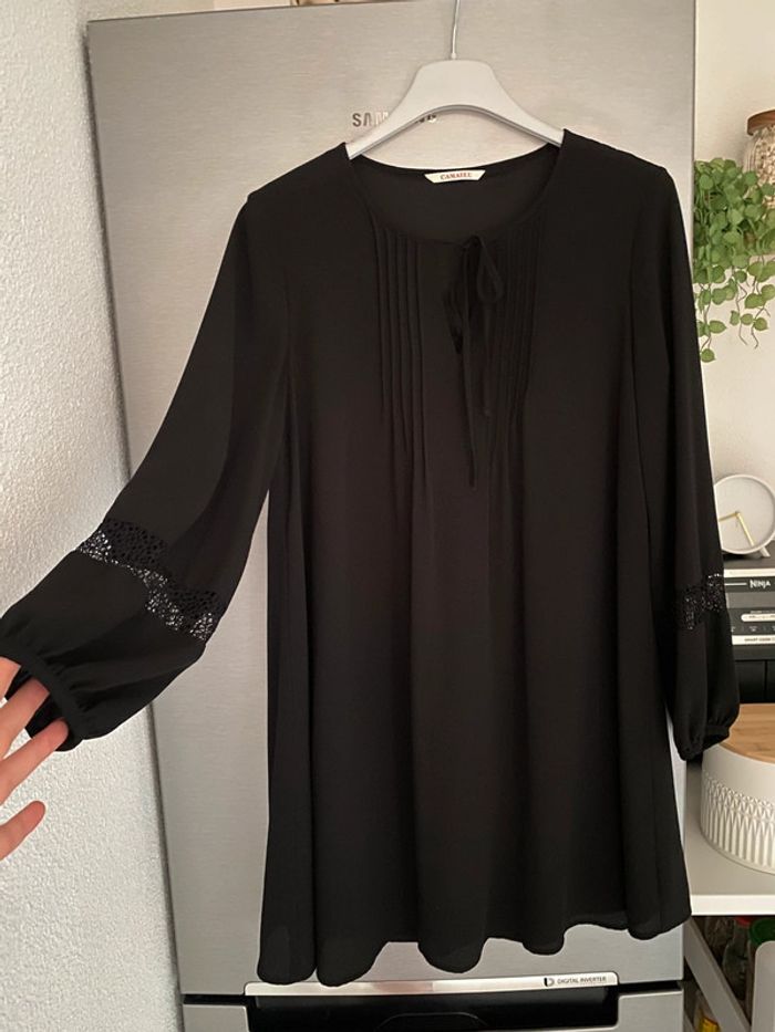 Robe femme fluide Camaïeu 36 noire