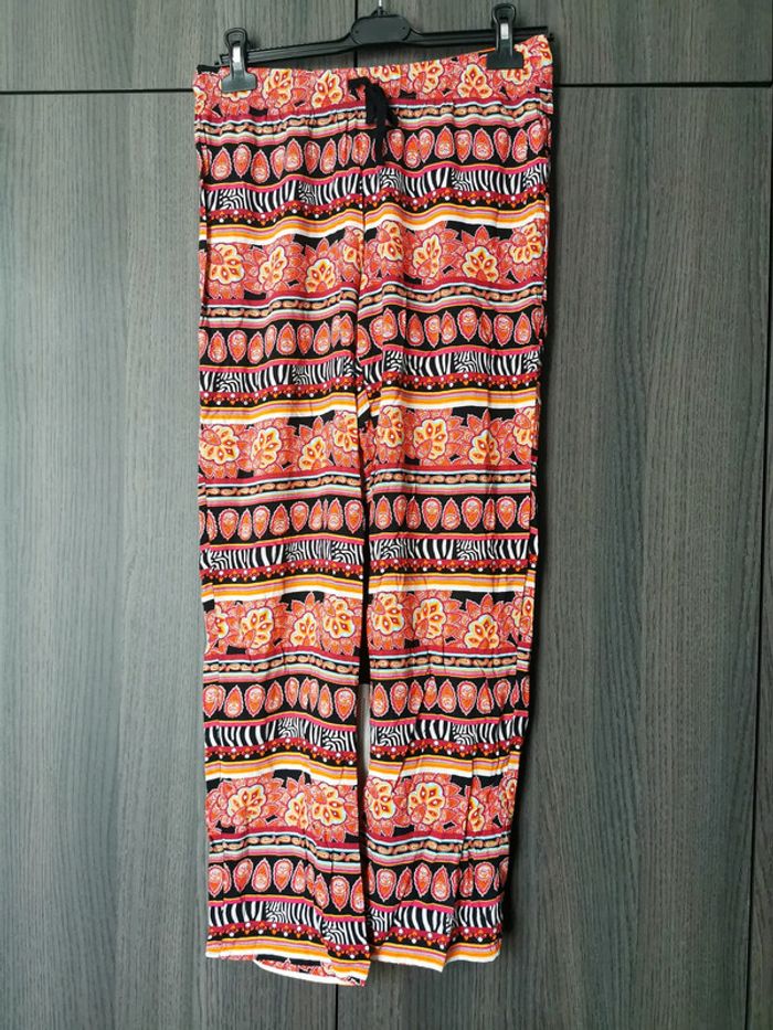 Pantalon fluide coloré