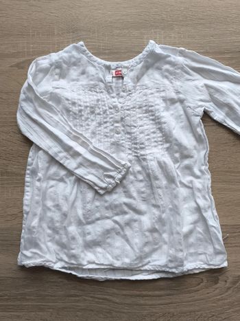 Chemisier chemise  blanche 23 mois dpam