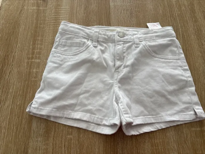 Short en jean blanc Levi s 12 ans fille
