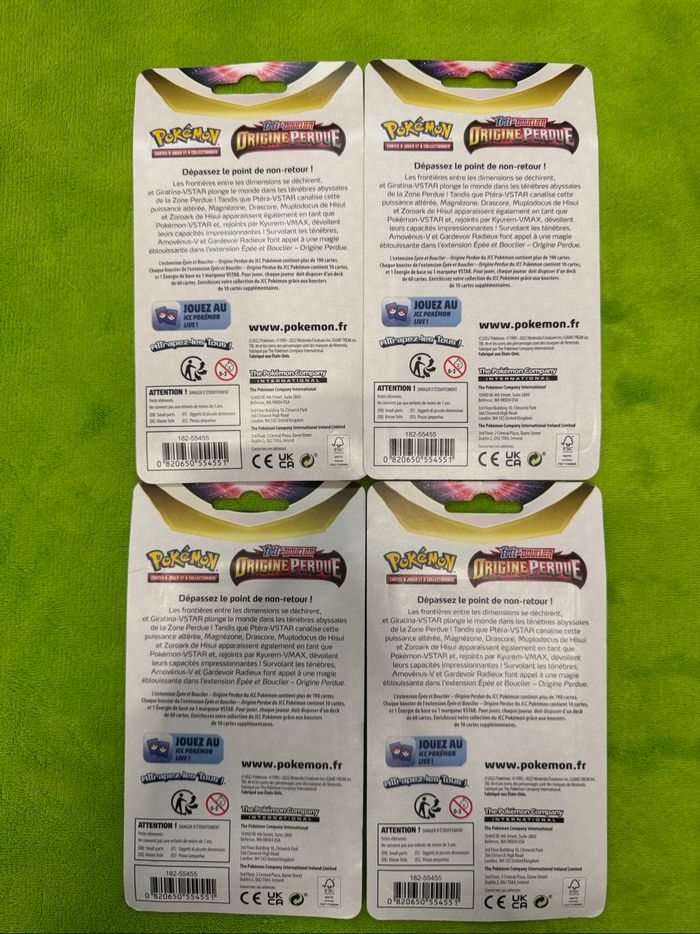 Artset Booster 4 Blisters EB11 Origine Perdue Neuf et Scellé Pokémon - photo numéro 4